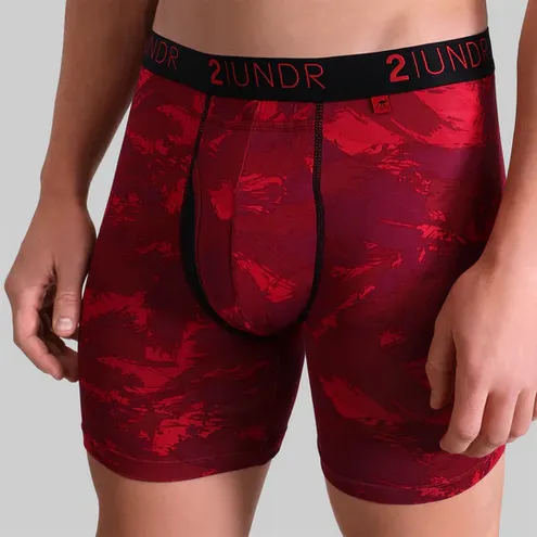 2UNDR Swing Shift Boxer Brief | Red Storm