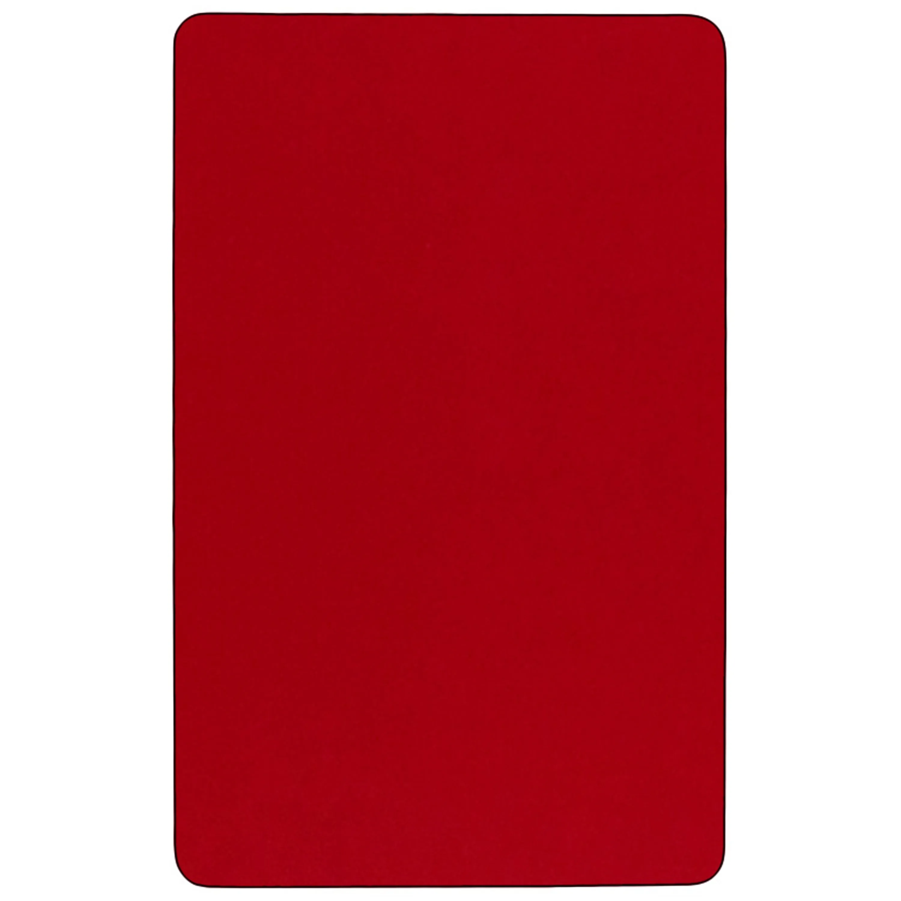 30x48 REC Red Activity Table XU-A3048-REC-RED-T-P-CAS-GG