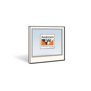 Andersen 2432 Lower Sash with White Exterior and White Interior with Dual-Pane 3/8 Glass