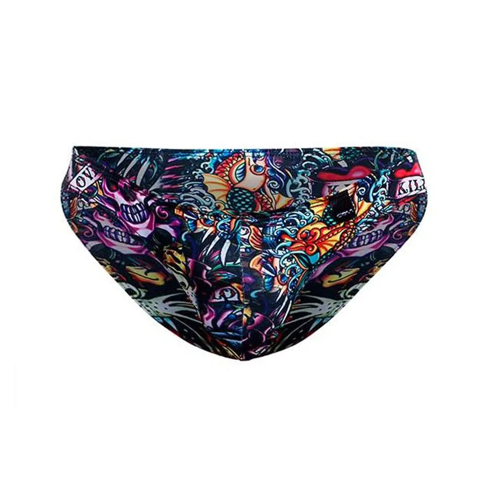 C4M Low Rise Bikini Brief Provocative - Tattoo