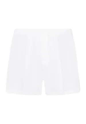 Cotton Sporty Cotton Knit Boxer With Button Fly | White 73505-101