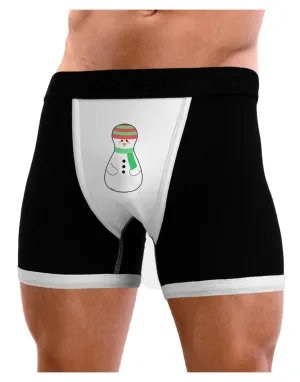 Cute Snowman Matryoshka Nesting Doll - Christmas Mens Boxer Brief Underwear