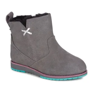 EMU - Kids -  Beach Mini Kids - Charcoal Grey sheepskin boots on CLEARANCE