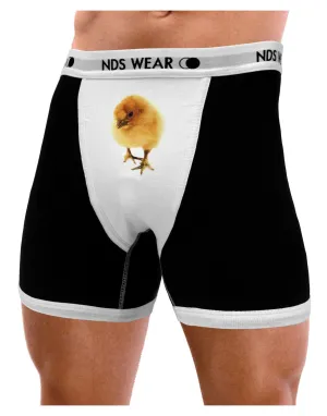 Fluffy Chick Mens Boxer Brief Underwear