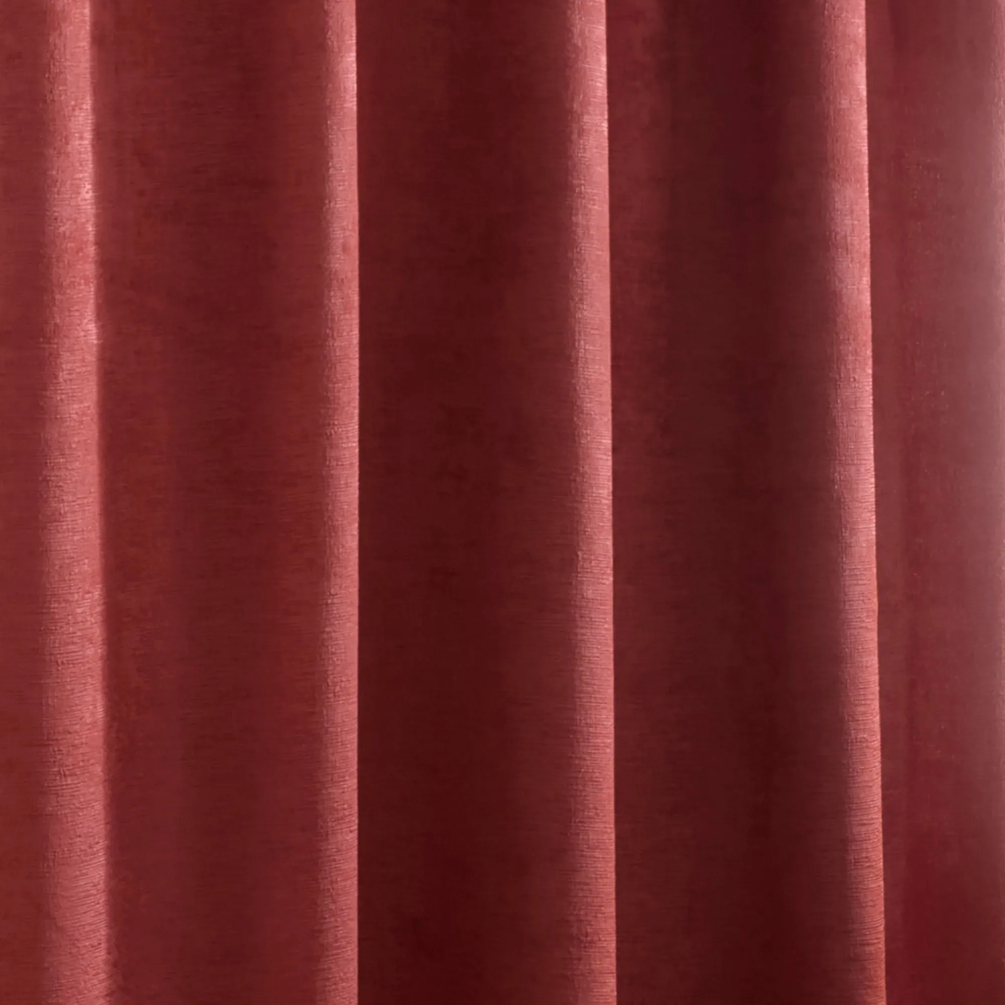 Galaxy Pair of Pencil Pleat Curtains by Fusion in Terracotta