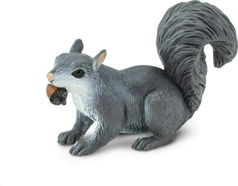 Gray Squirrel Figurine