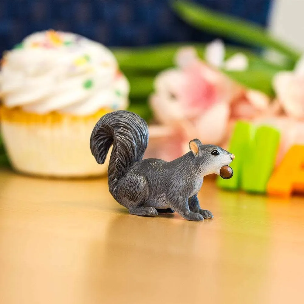 Gray Squirrel Figurine