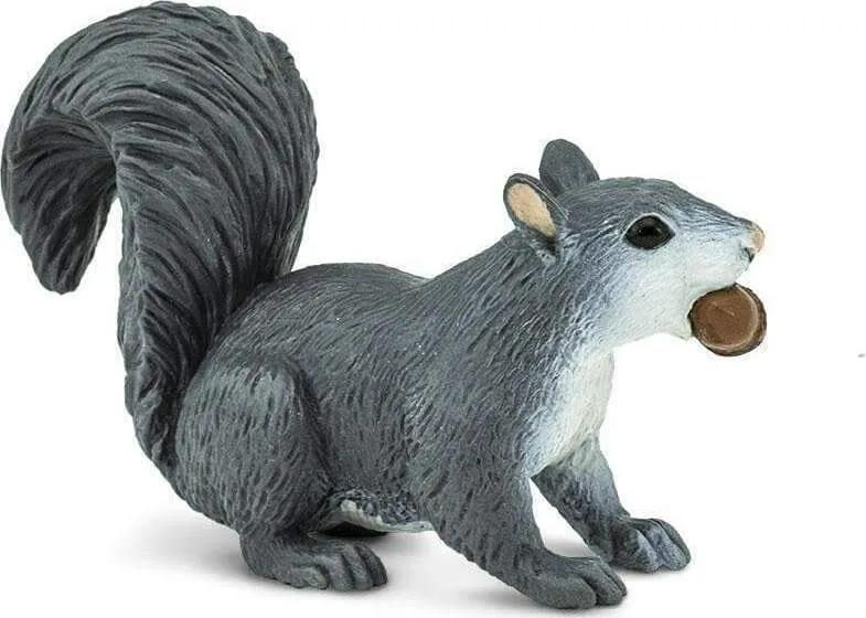 Gray Squirrel Figurine