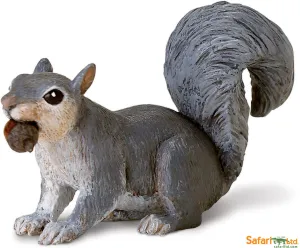 Gray Squirrel Figurine