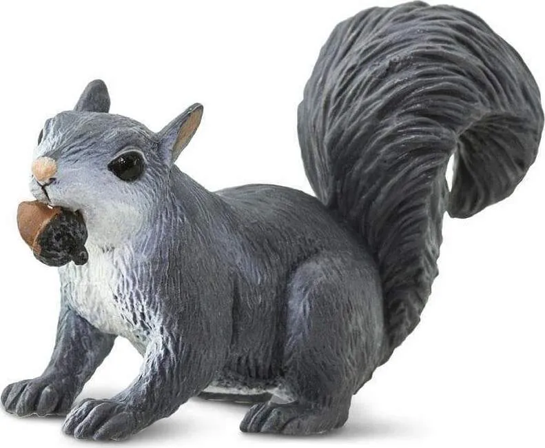 Gray Squirrel Figurine