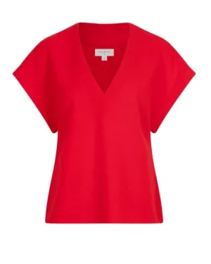 HENNE TOP | BRIGHT RED