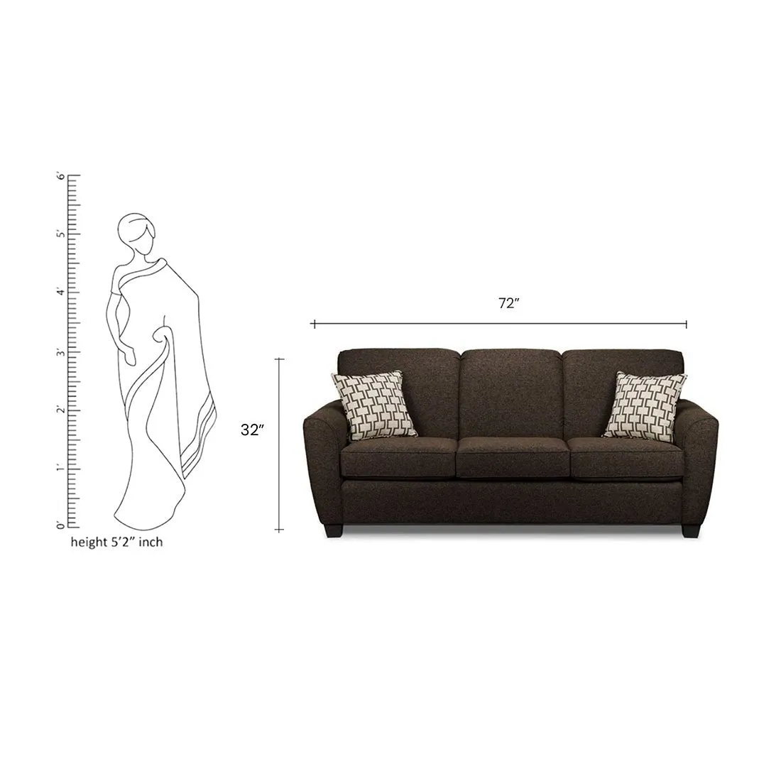 Holden 3 Seater Sofa for Living Room