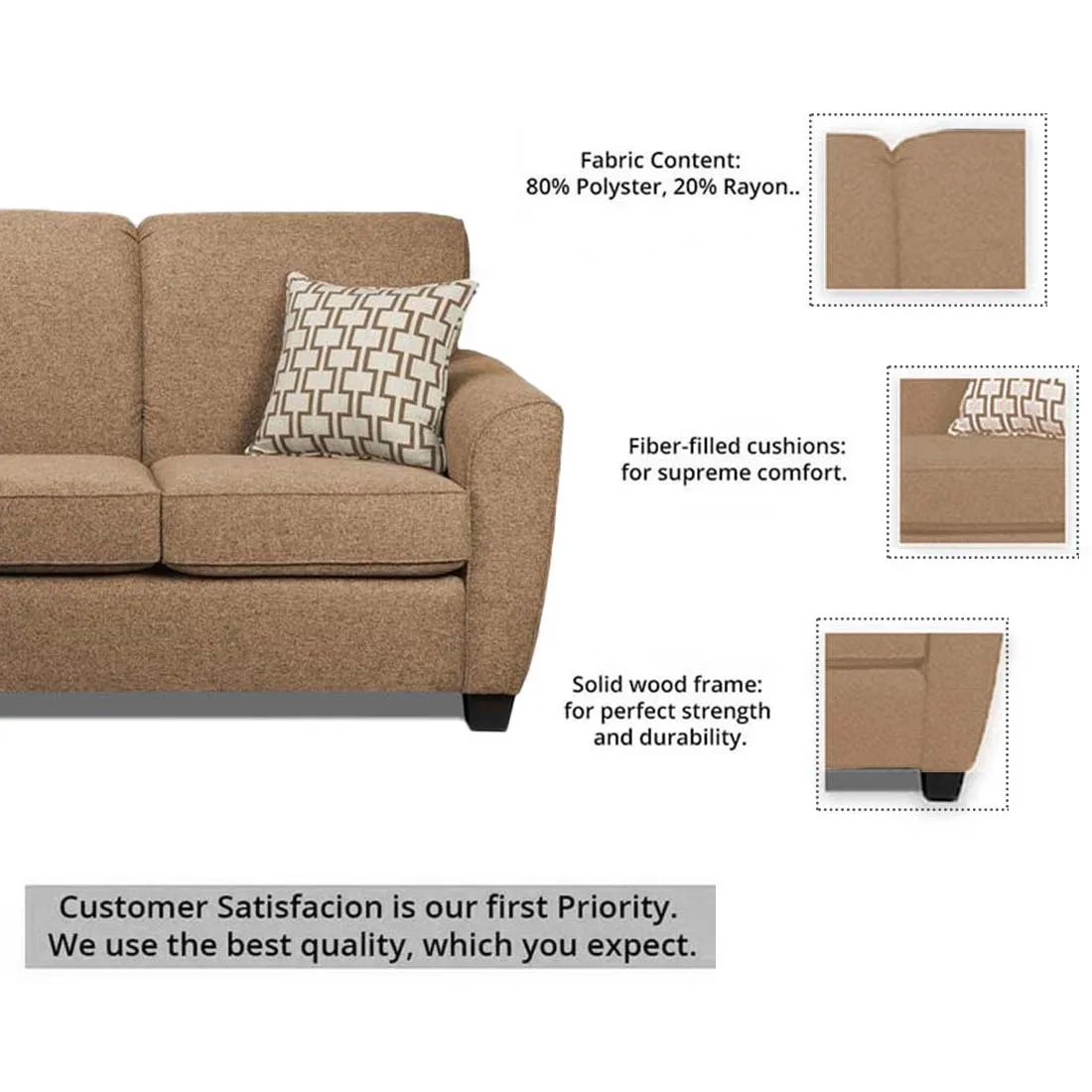 Holden 3 Seater Sofa for Living Room