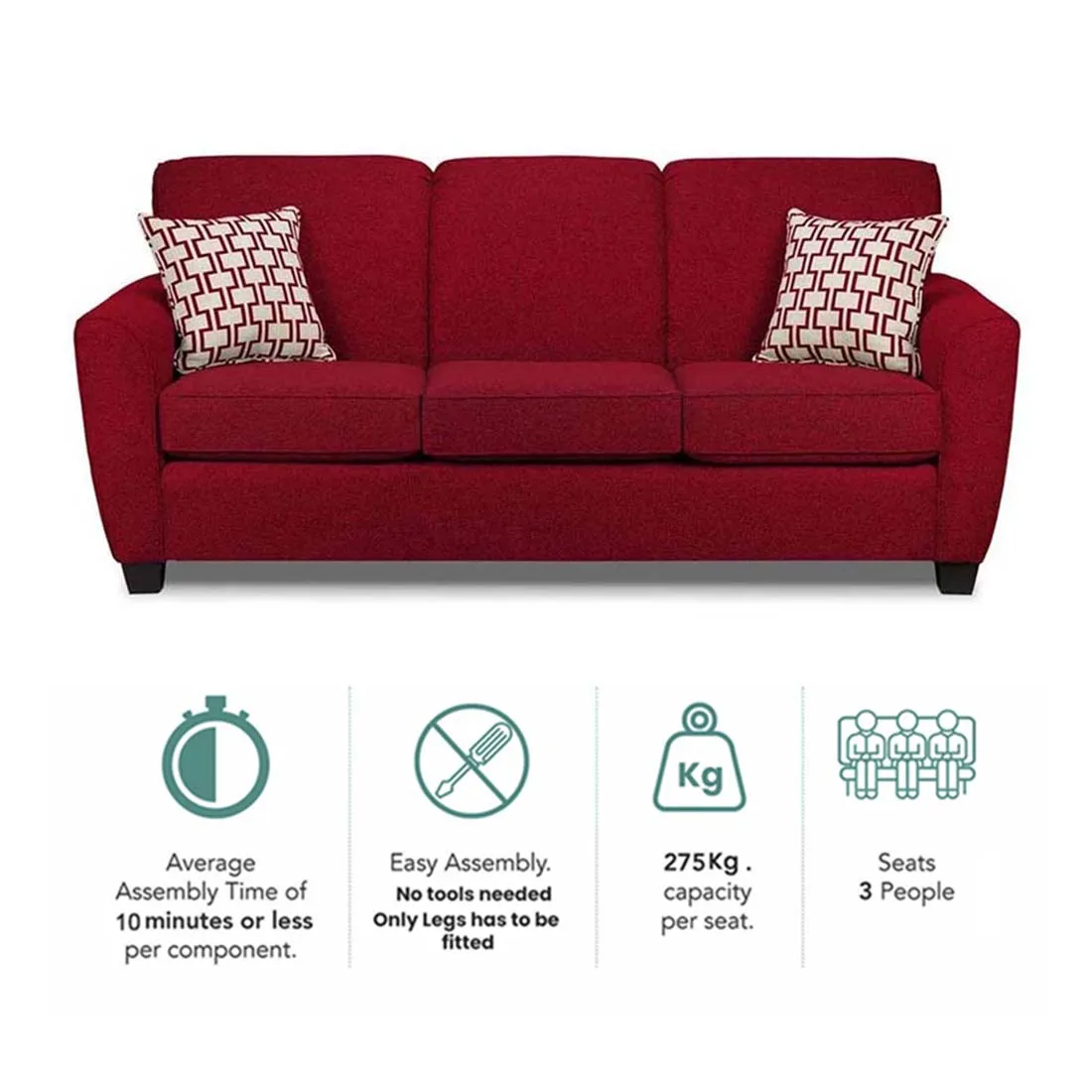 Holden 3 Seater Sofa for Living Room