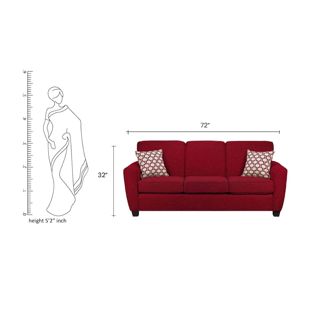 Holden 3 Seater Sofa for Living Room