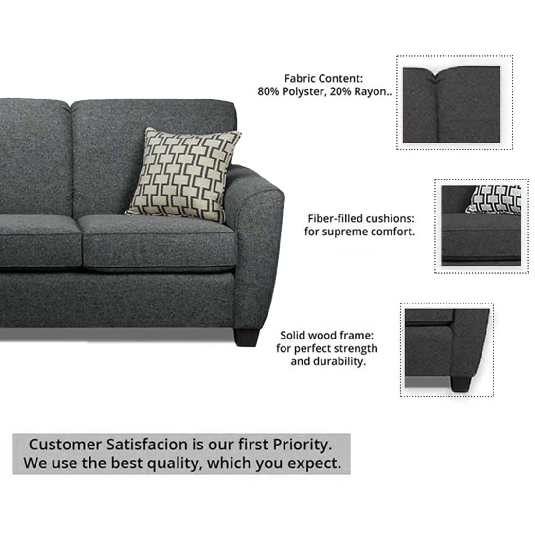 Holden 3 Seater Sofa for Living Room