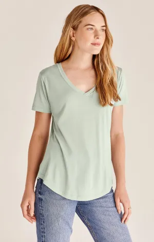 Kasey Modal V-Neck Tee - Seaglass