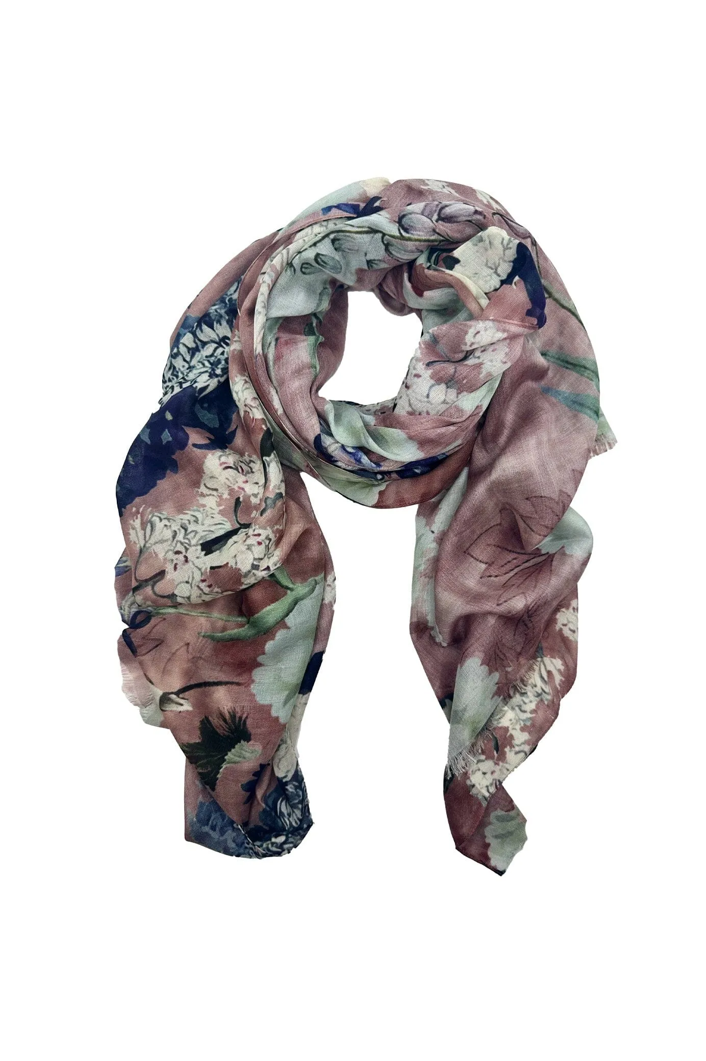 Lissy Floral Modal Scarf Musk