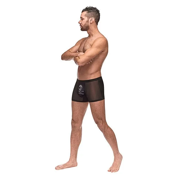 Male Power - Private Screening Micro Mesh and Modal Skull Pouch Short Underwear