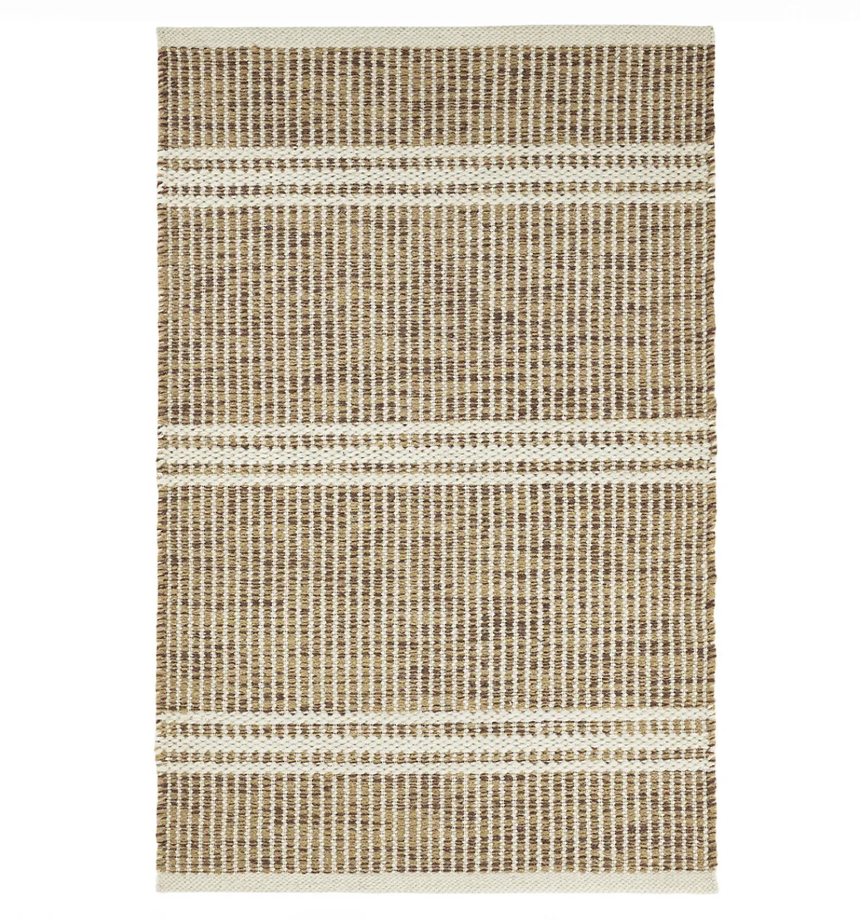 Malta Natural Woven Wool Rug