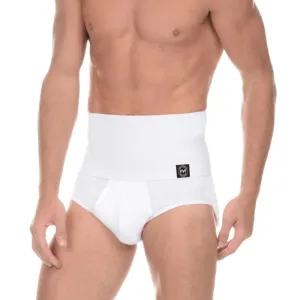 Men's High-Rise Tummy Control Cotton Briefs - Soft, Breathable, Stretchable