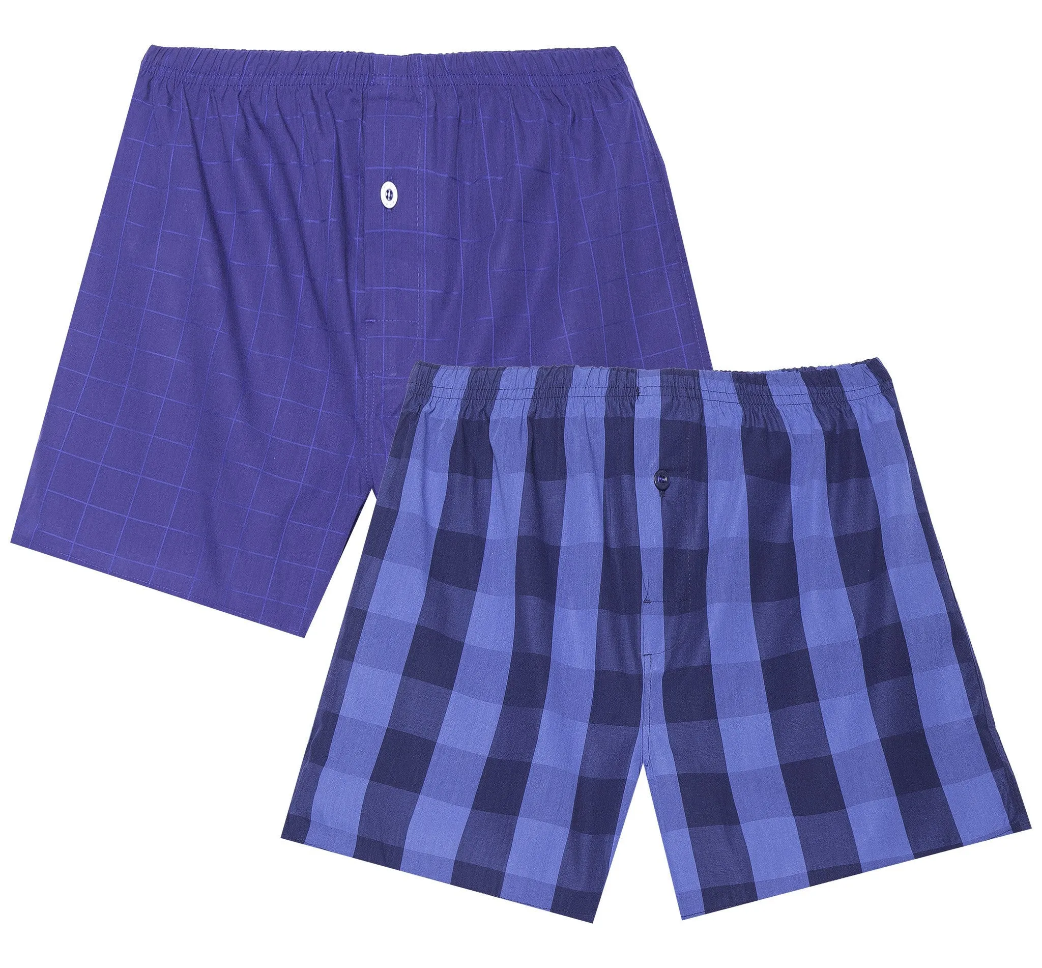 Men's Woven Cotton Boxers - 2 Pack