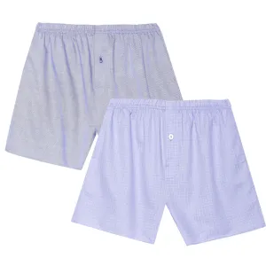 Men's Woven Cotton Boxers - 2 Pack