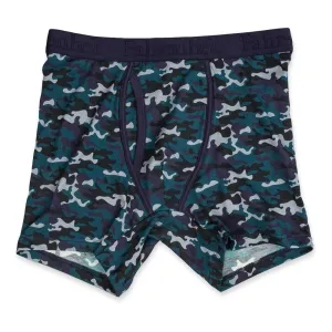 Newman Boxer Brief | Blue Camouflage