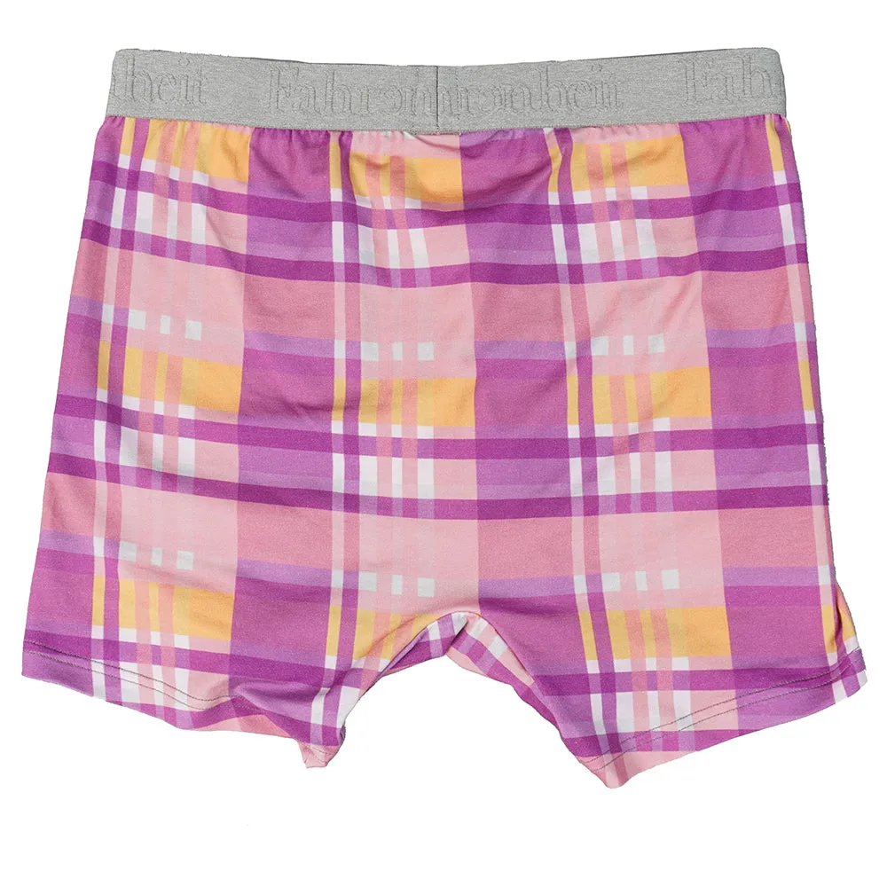 Newman Boxer Brief | Plaid Purple/Grey