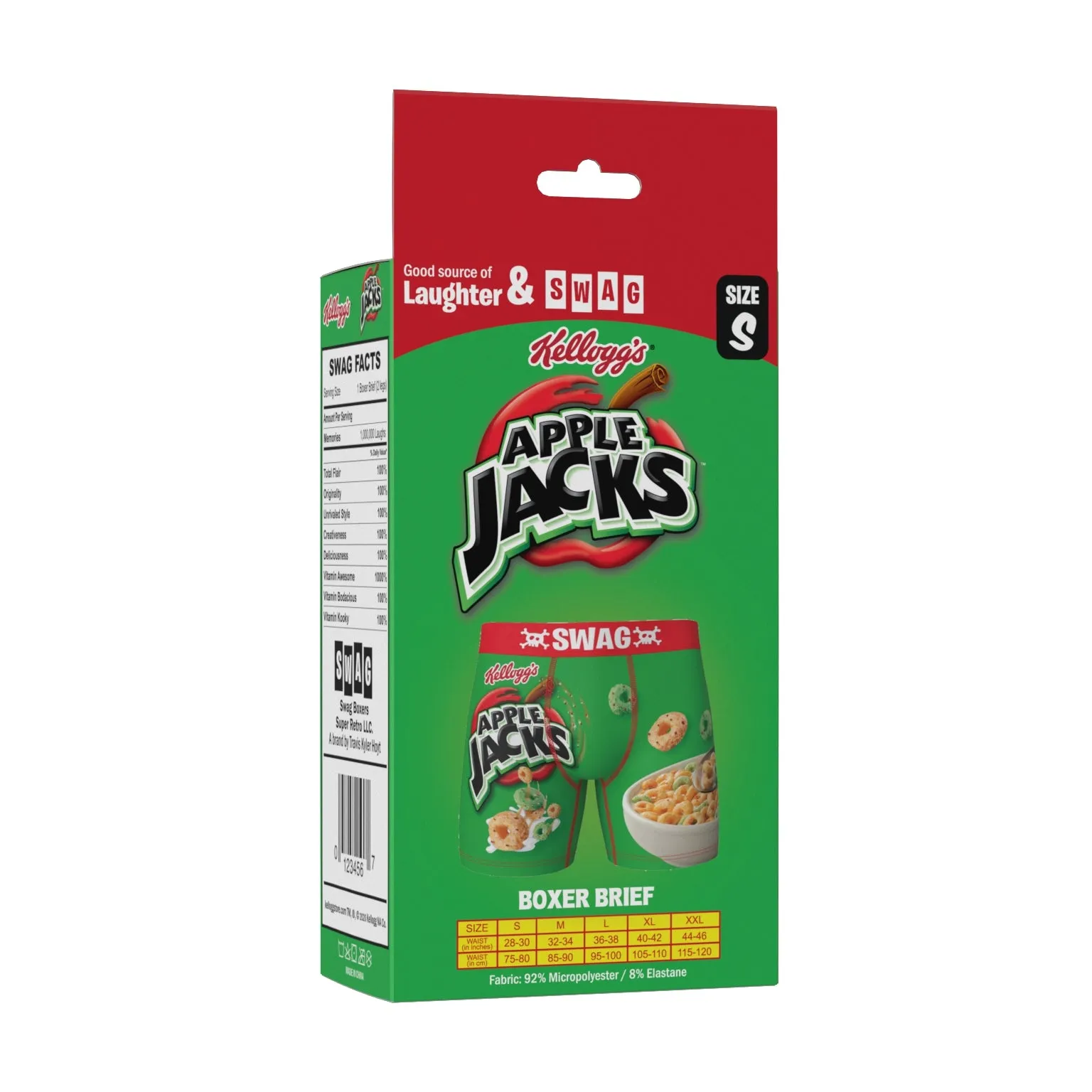 SWAG - Cereal Aisle BOXers: Apple Jacks