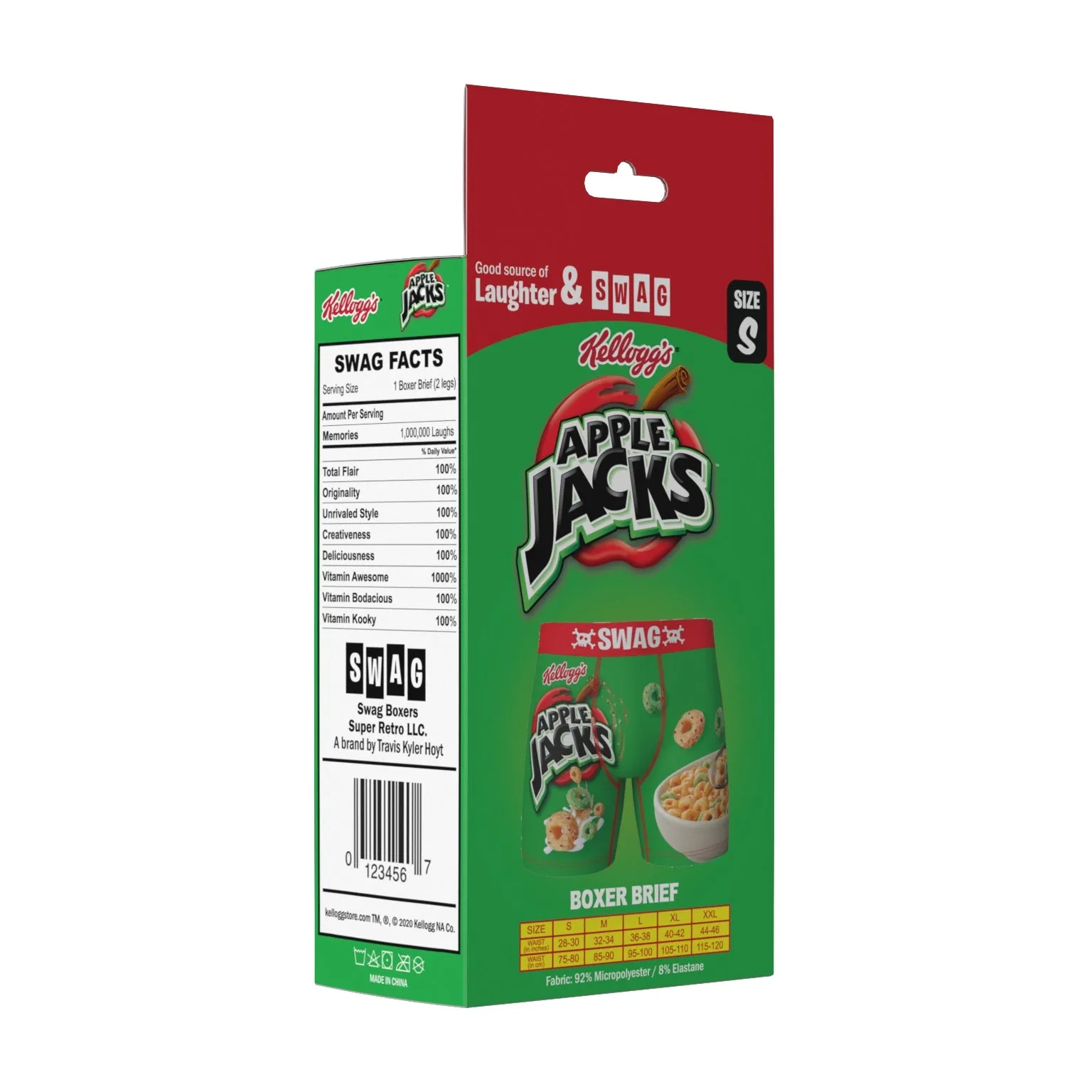 SWAG - Cereal Aisle BOXers: Apple Jacks