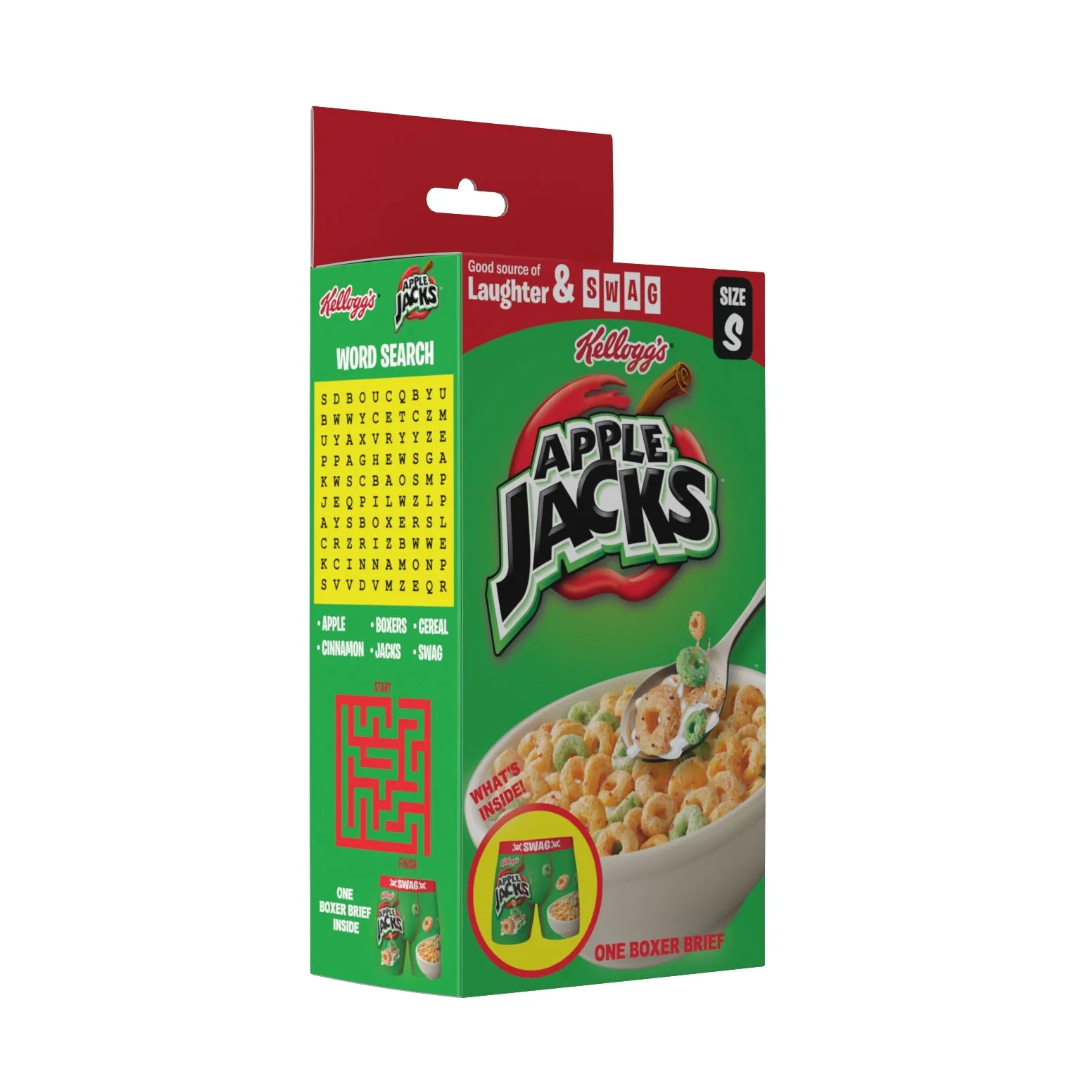 SWAG - Cereal Aisle BOXers: Apple Jacks