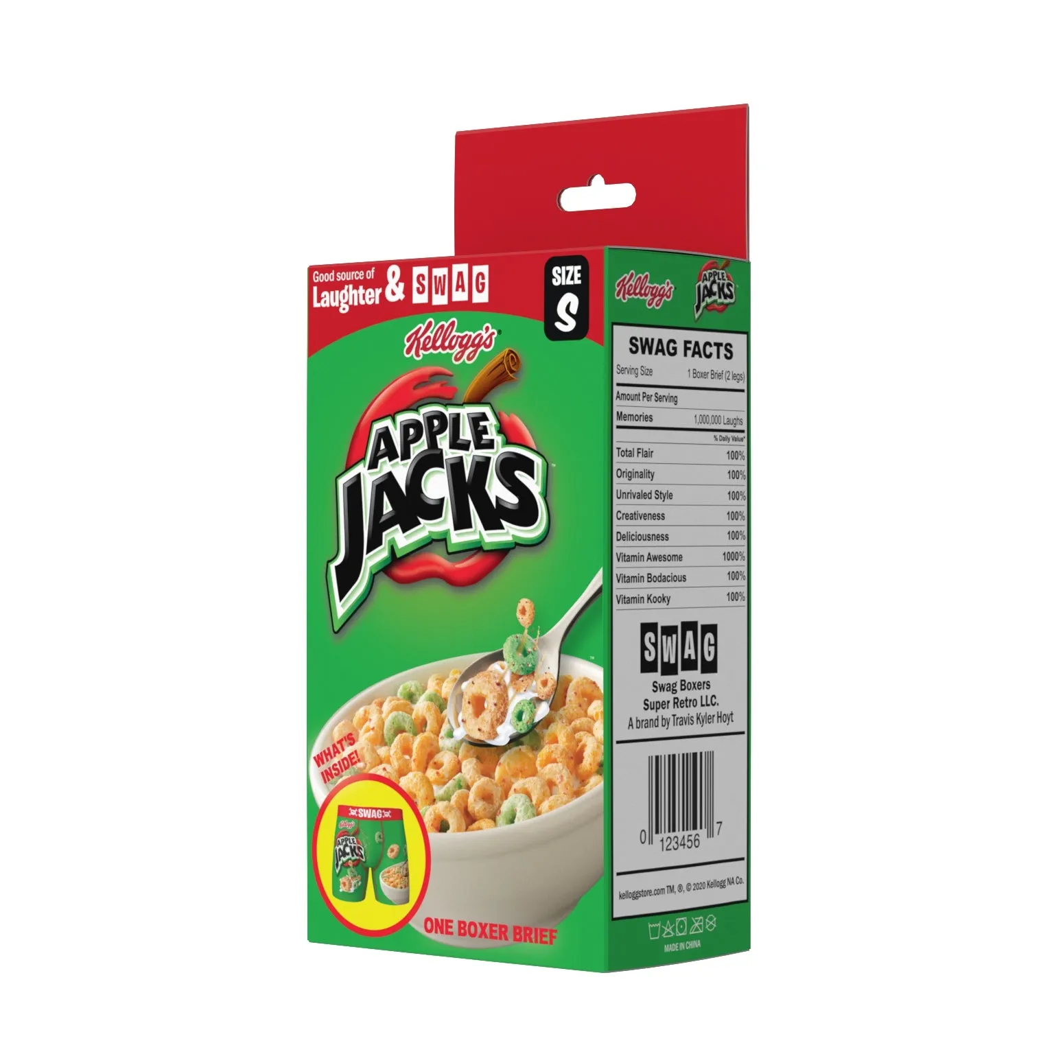 SWAG - Cereal Aisle BOXers: Apple Jacks