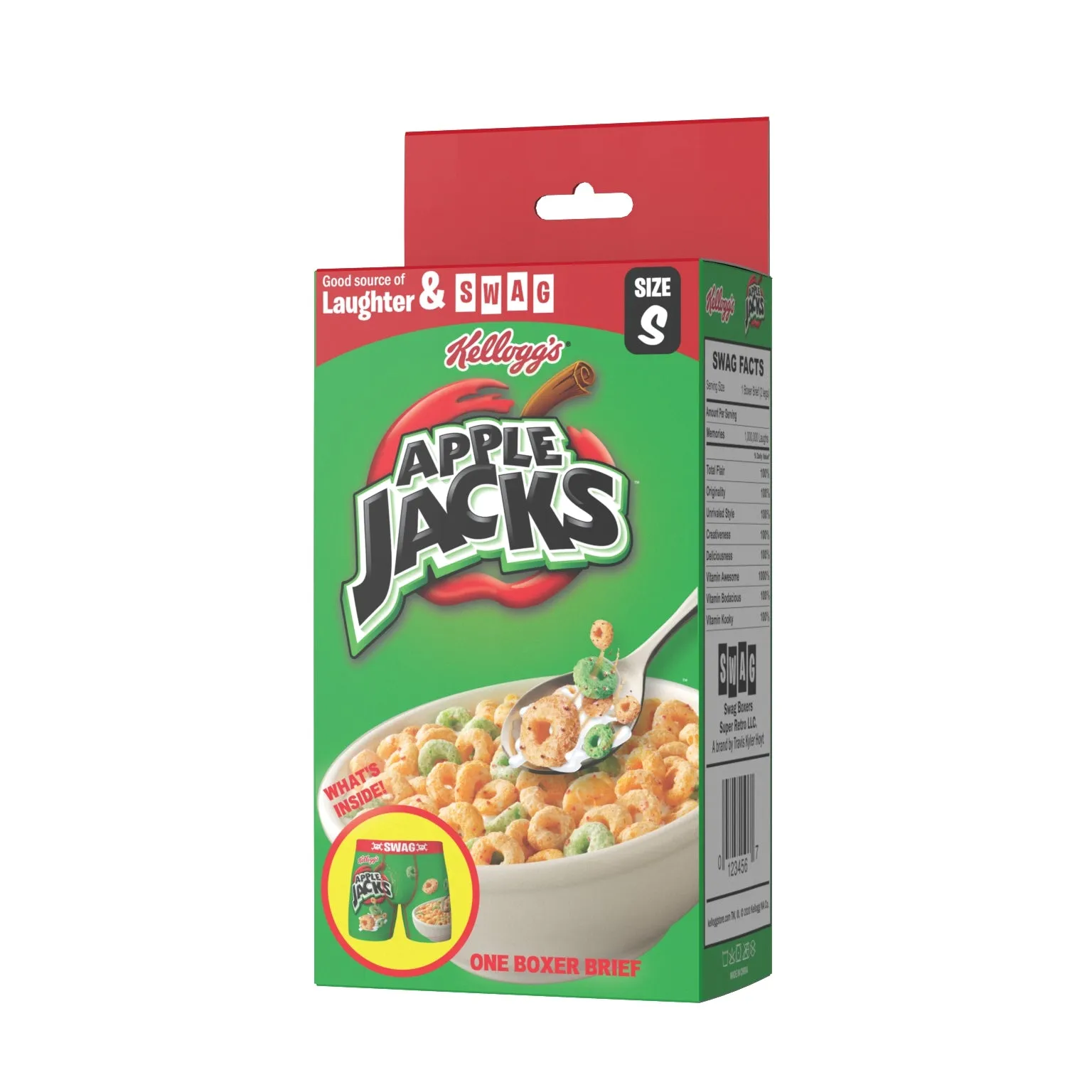 SWAG - Cereal Aisle BOXers: Apple Jacks