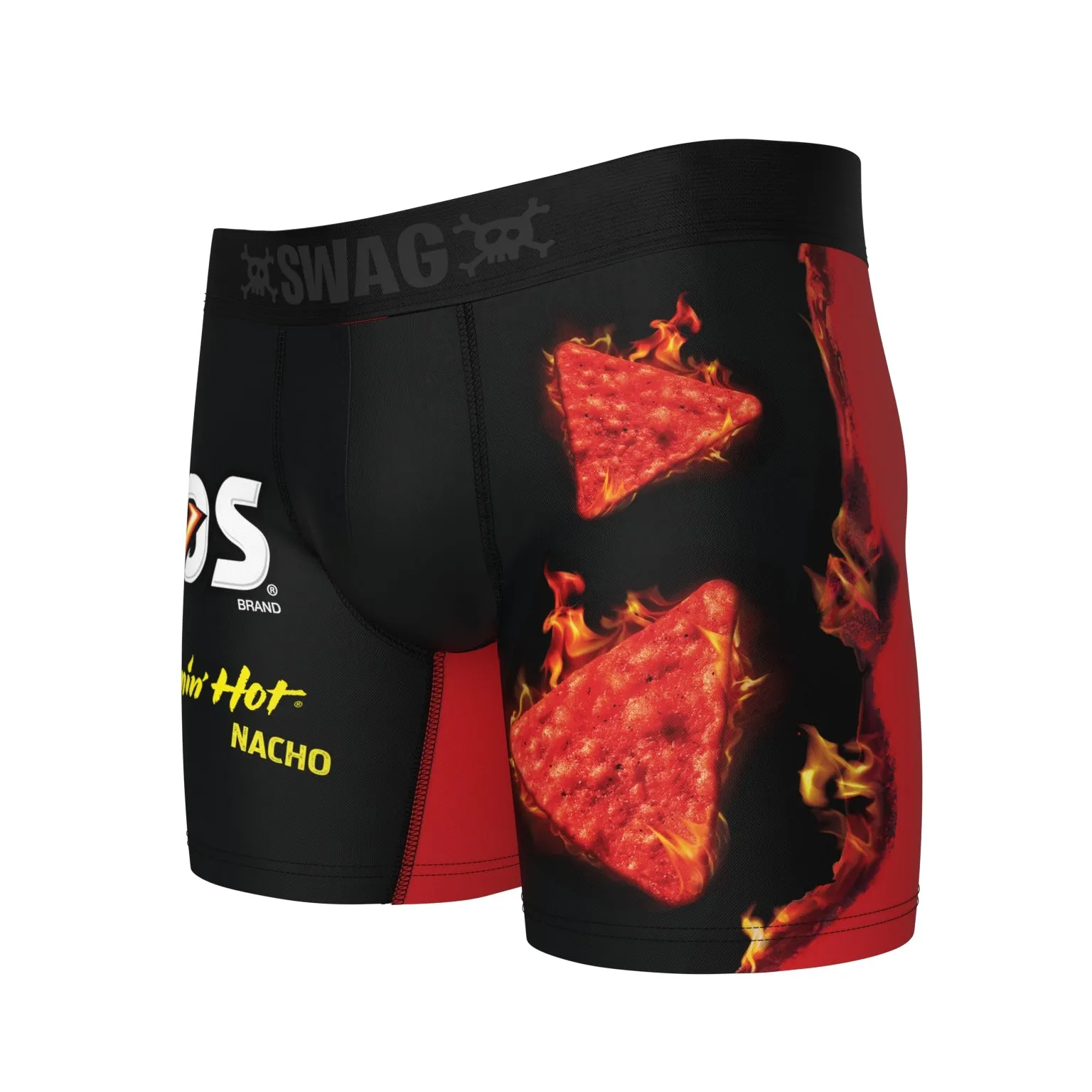 Sure, here is an optimized version of the product title:

SWAG Snack Aisle BOXers: Flaming Hot Nacho Doritos in a Convenient Bag - Spicy, Crunchy, Bold Flavor