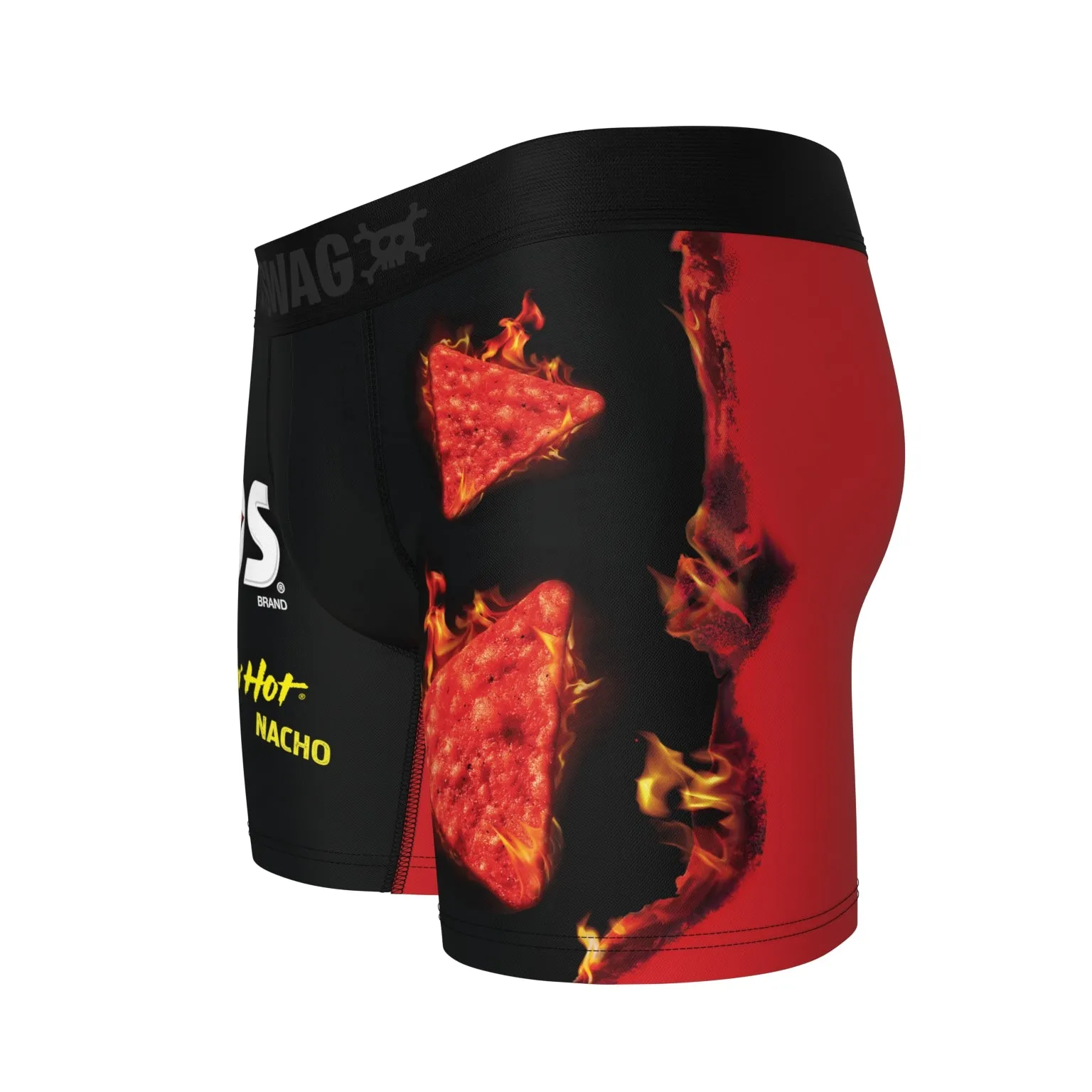 Sure, here is an optimized version of the product title:

SWAG Snack Aisle BOXers: Flaming Hot Nacho Doritos in a Convenient Bag - Spicy, Crunchy, Bold Flavor