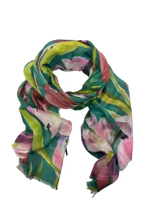 Tulip Modal Scarf Green