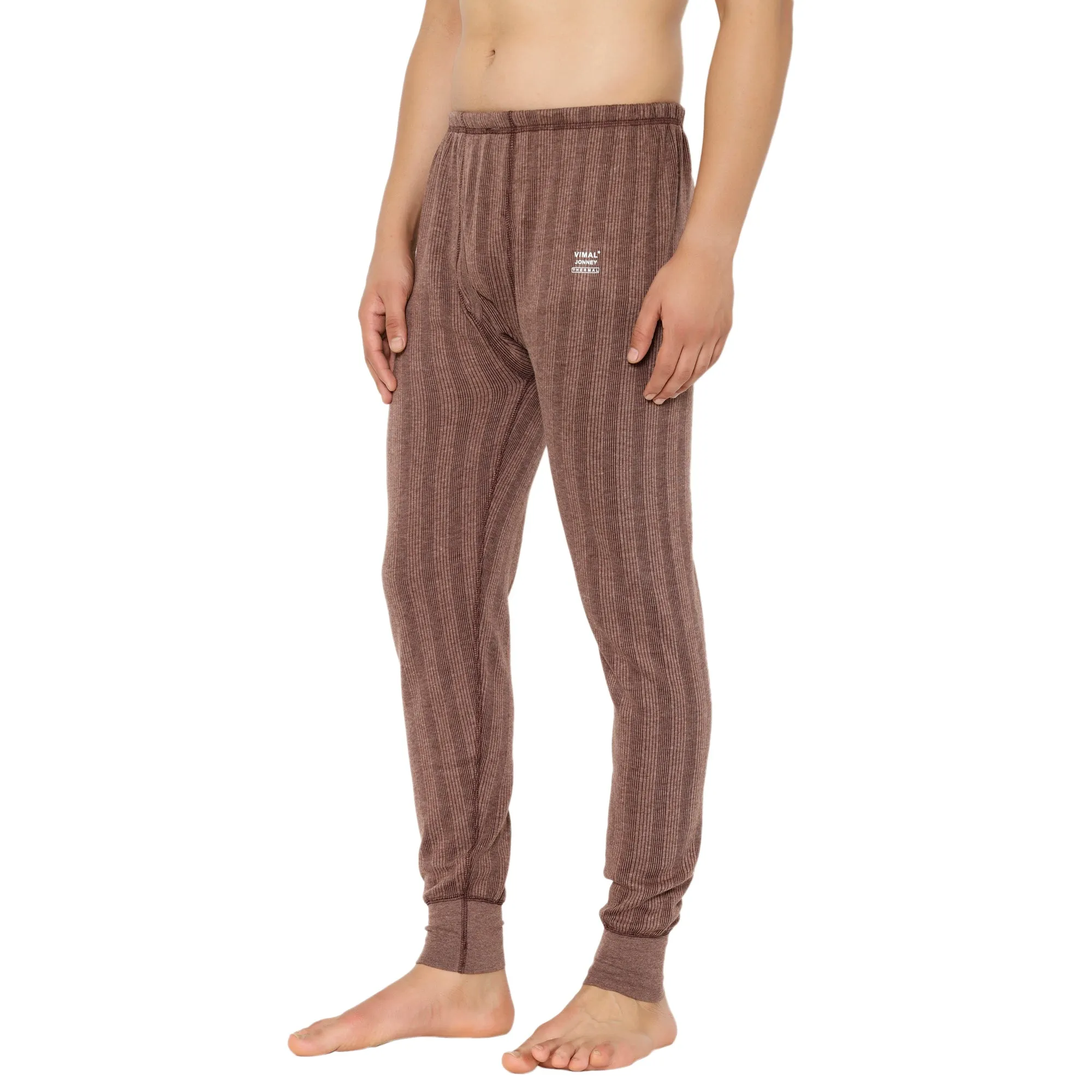 Vimal Jonney Brown Thermal Bottom For Men's