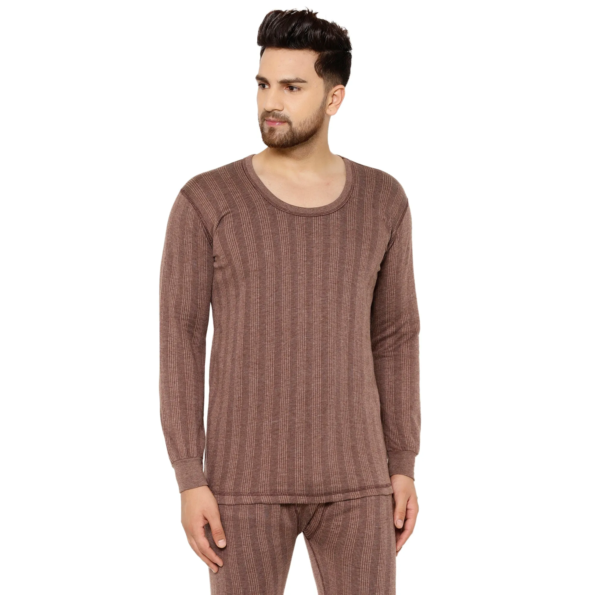 Vimal Jonney Brown Thermal Top For Men's