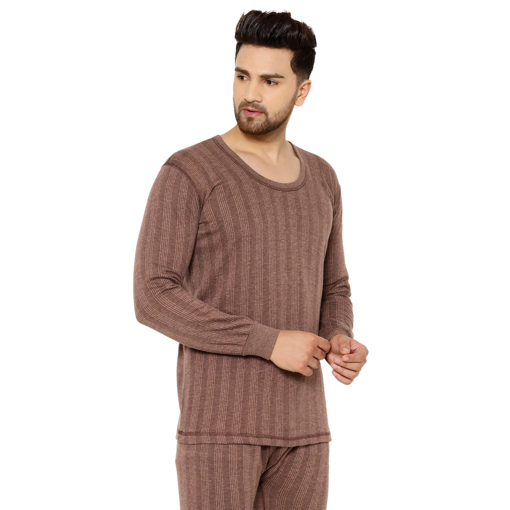 Vimal Jonney Brown Thermal Top For Men's