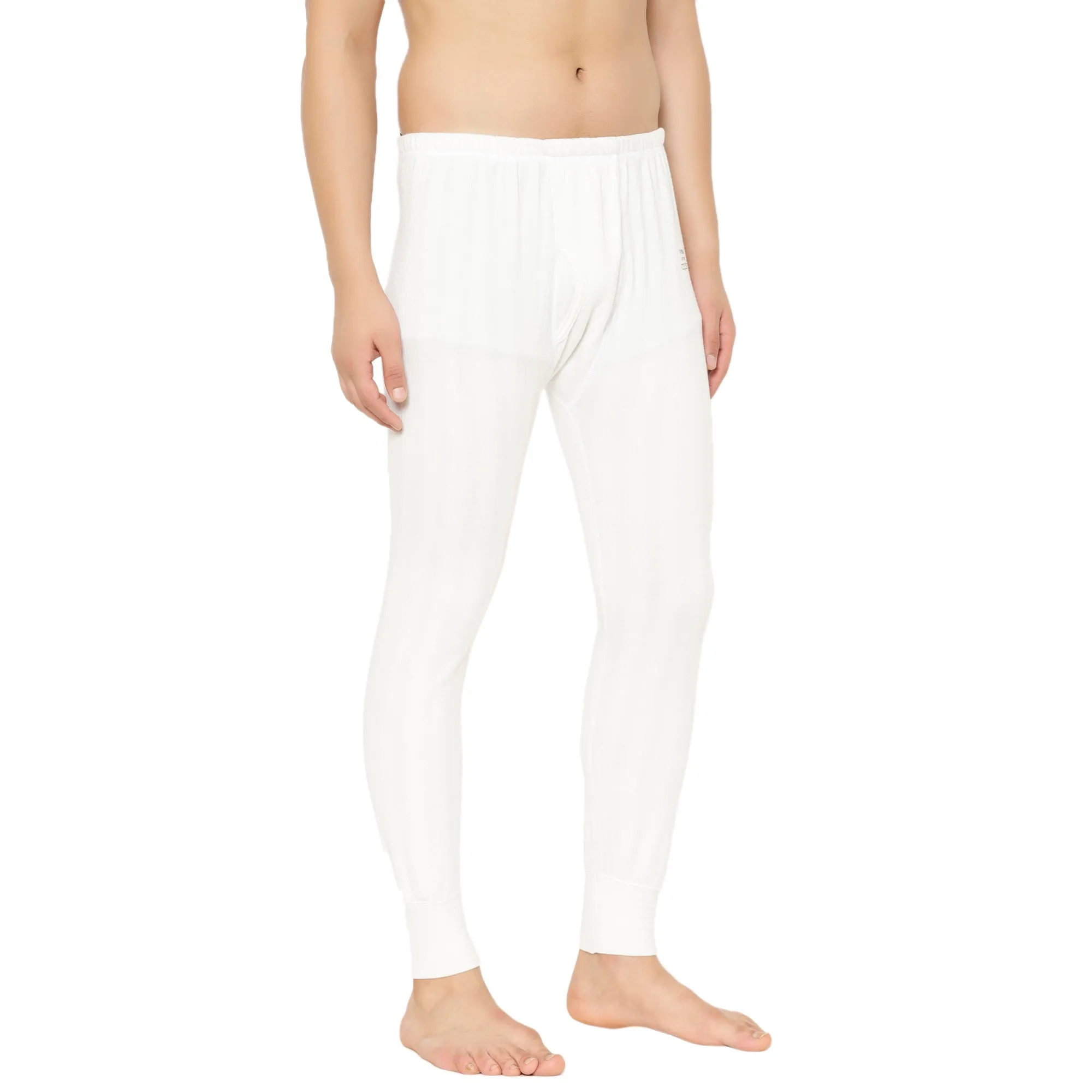 Vimal Jonney White Thermal Bottom For Men's