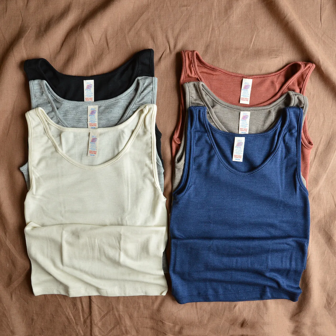 Women's Sleeveless Organic Merino/Silk Vest