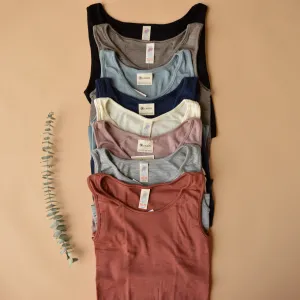 Women's Sleeveless Organic Merino/Silk Vest